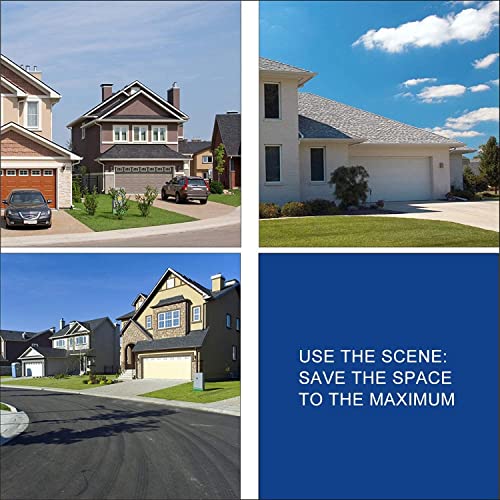 Katop Basketball Hoop Roof Mount Garage with 48" CrystalClear Tempered Glass Backboard,Durable