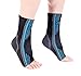 Doc Miller Ankle Compression Sleeve – Plantar Fasciitis Support, Toeless Neuropathy Socks, 20-30 mmHg, Achilles Tendonitis Relief Brace, Elastic Support for Swollen Ankles, Men & Women, 1 Pair
