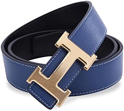 GoblinKingdom Men's Business Casual Leather Belt with Pin Buckle
