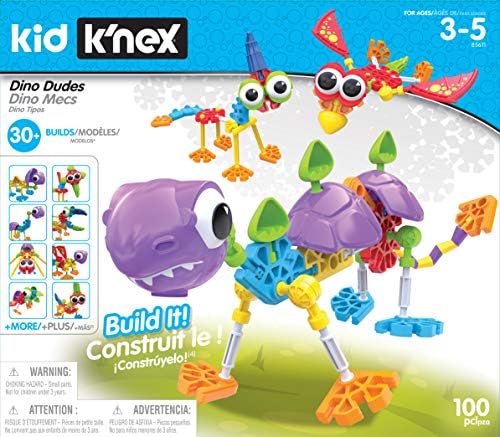 Kid K'NEX Dino Dudes Building Set 