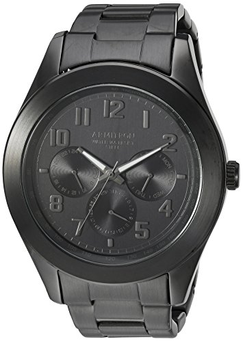 Armitron Men's 20/5236BKTI Multi-Function Black Bracelet Watch
