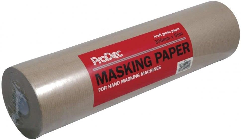 ProDec 12 inch x 55 m Brown Masking Paper for Hand or Machine