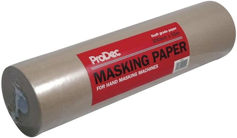 ProDec 12 inch x 55 m Brown Masking Paper for Hand or Machine