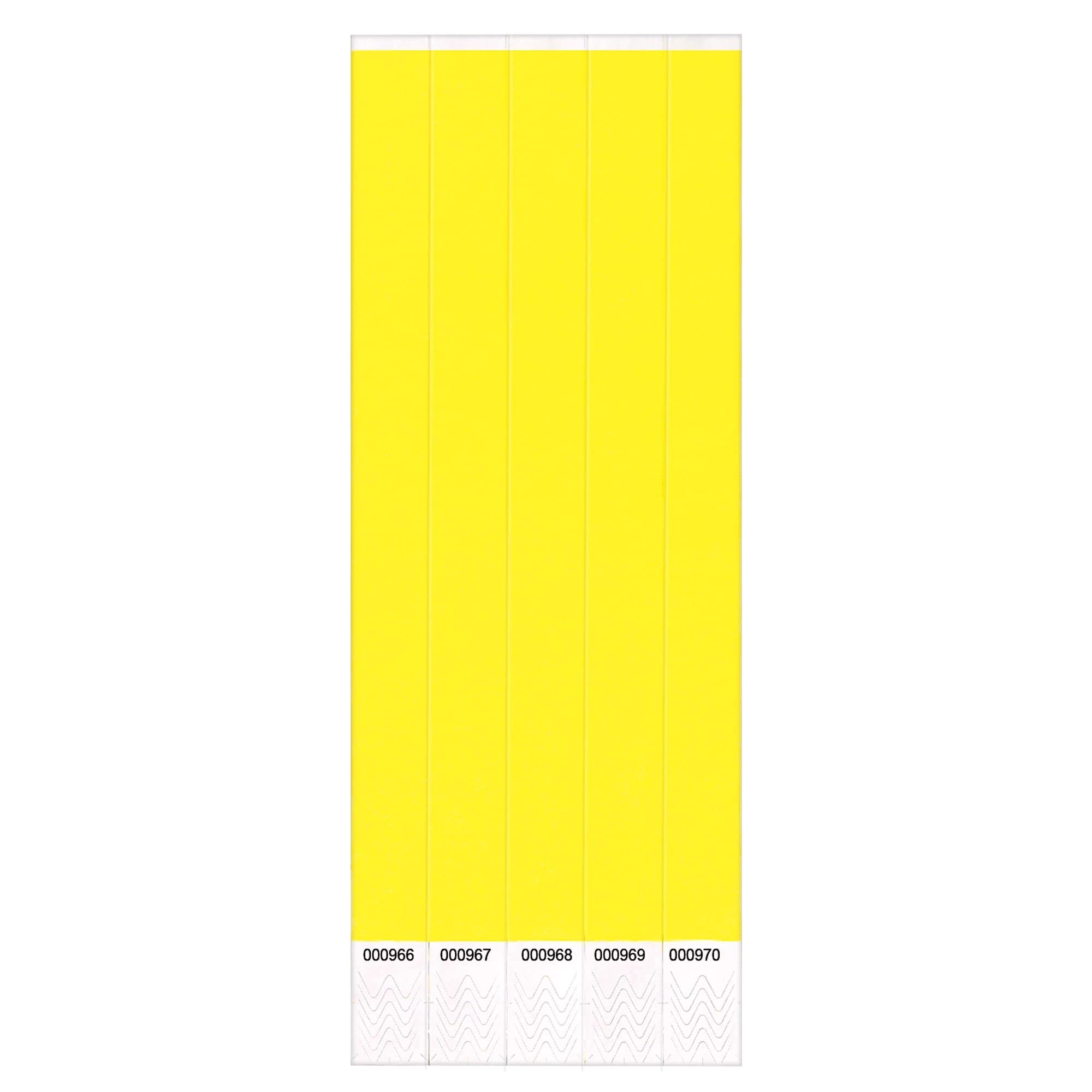 Amscan 340373 Wristbands | Solid Yellow | 100 Pcs — image 1