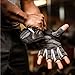 Harbinger BioForm Non-Wristwrap Weightlifting Glove with Heat-Activated Cushioned Palm (Pair), Black/Gray, X-Large