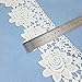 Ivory White Cotton Lace Trim Rolls Assorted Patterns Lace Ribbon Cream Vintage for Sewing DIY Making and Bridal Wedding Decorations 8 Yards TR2 Bundle (Wide Trim x4))