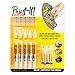 Slobproof Acrylic Paint Pens | Paint Brush Pens FiIll With Any Rock Paint, Canvas Paint, Glass Paint, Ceramic Paint or Glitter Paint | Medium-Point Paint Markers for Rock Painting and Fabric Painting