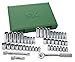 SK Hand Tool 94547 Deep Socket Set 47 piece Metric Tools, Durable, Corrosion Resistant. Standard Fractional Impact Sockets