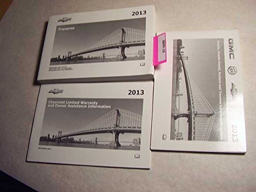 2013 Chevrolet Traverse Owners Manual Chevrolet Books 2013 Chevrolet Traverse Owners Manual Chevrolet Books