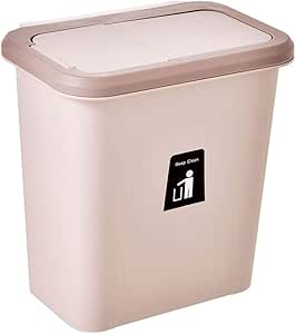 Cubo de basura de plástico para colgar en la cocina, puerta de armario