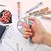 Hicarer 20 Pack 6-in-1 Retractable Ballpoint Pens 6-Color Ballpoint Pen Multicolor Pens for Office School Supplies Students Children Gift
