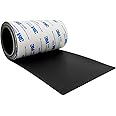 Non Slip Self Adhesive Furniture Pads, Cuttable Anti Scratch Floor Protectors, 4x40 inch Rubber Heavy Duty Furniture Pad for Any Furniture and Appliances (Black)