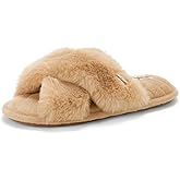Dearfoams Women’s Acquired Style & Danielle Pheloung Exclusive Memory Foam Jessica Cozy Bow Cross Band Slide Slippers