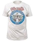 Aerosmith Aero Force Men's White Short Sleeve Tee (Adult Medium)