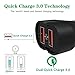 iVoler 36W 2 Ports Dual Quick Charge 3.0 USB Car Charger [2xQC 3.0 Port] for Samsung Galaxy Note 5, S7/S7 Edge/S6/Edge/+,Nexus 6P/5X,LG G5 and More [QC 2.0 & Type C Compatible]