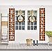 Thanksgiving Decorations - BLESSED THANKFUL Buffalo Check Plaid Banners Porch Signs Garden Flags - Rustic Fall Decor Outdoor Indoor for Home Farmhouse Classroom Door Window Wall Garden Yard Party