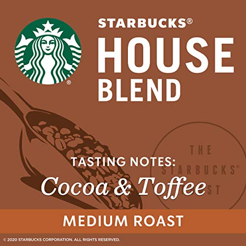 Starbucks Medium Roast Ground Coffee — House Blend — 100 Arabica — 18