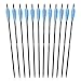 ANTSIR 20" Hunting Archery Carbon Arrow Crossbow Bolts Arrow with 4" vanes Feather and Replaced Broadhead/Tip(Pack of 12)