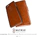 Dreem Fibonacci Wallet Case with Detachable Folio, Premium Vegan Leather, 2 Kickstands, Gift Box, for iPhone 6/6s - Brown (w/o RFID)