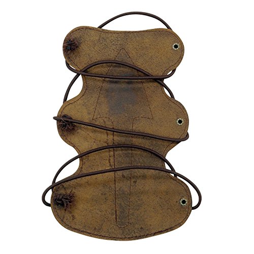 Serious Archery Arrowhead Long Armguard Brown Leather