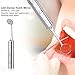 ZJchao Super Bright LED Dental Mirror Shiny Handle + 6pcs Oral Mirrors
