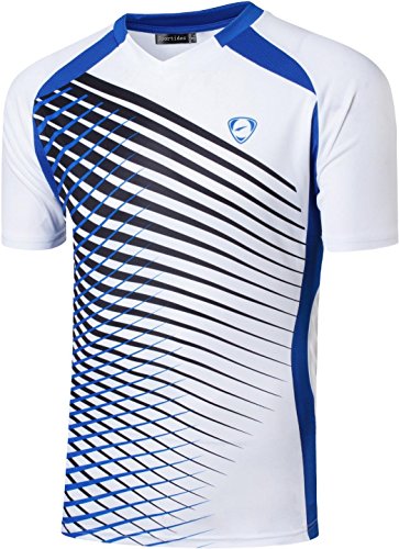Sportides Big Boy's Quick Dry Active Sport Short Sleeve Breathable Tshirts T-Shirts Tees Tops LBS708 White L - Thumbnail 5