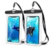YOSH Pochette Étanche Smartphone IPX8 [Lot de 2], Pochette Téléphone Étanche, Housse Étanche Smartphone pour iPhone 14…