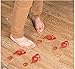 Set of 8 Bloody Footprints Floor Clings