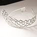 Crazy K&A Rhinestone Tiara Crystal Wedding Bridal Princess Crown Hair Comb Hair Jewelry for Women Girls