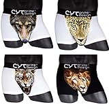 cytprimedesign Men's 3d Printing Boxer Briefs/Underwear with Animal Pattern