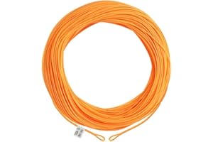 M MAXIMUMCATCH Maxcatch Fly Line with Two Welded Loops, Weight Forward Floating, 100FT, Multiple Colors, WF1F-WF9F, for Freshwater Fly Fishing