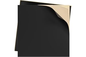 Incycall Pond Liner Repair Kit- 8.27x8.27in Butyl Rubber & HDPE Self-Adhesive Patches-Strong Adhesive Watertight Seal for DIY Pond Liner Patches,Garden Pond Cover,EPDM/HPDE Liner Seam Fix (2 PCS)