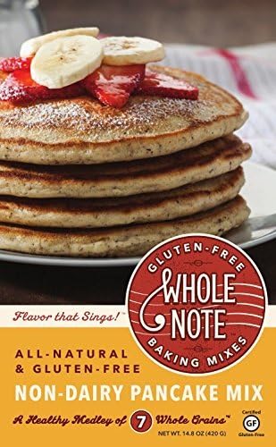 Whole Note Gluten Free Baking Mix, Non-Dairy Pancake Mix 3 Count