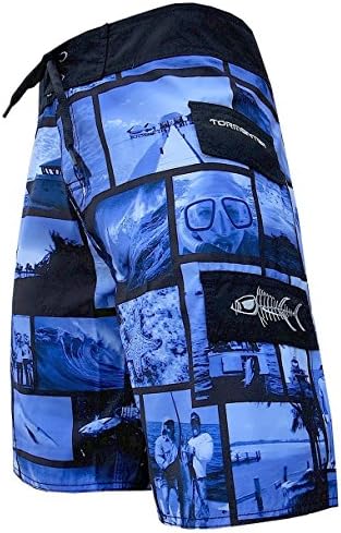 Tormenter Mens Waterman Life Boardshorts 38 Blue