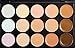 Color Correcting Makeup Concealer Palette: 15 Pigmented Concealers - Vegan Blemish Neutralizer Cream to Cover Up Dark Circles and Skin Imperfections with Customized Coverage