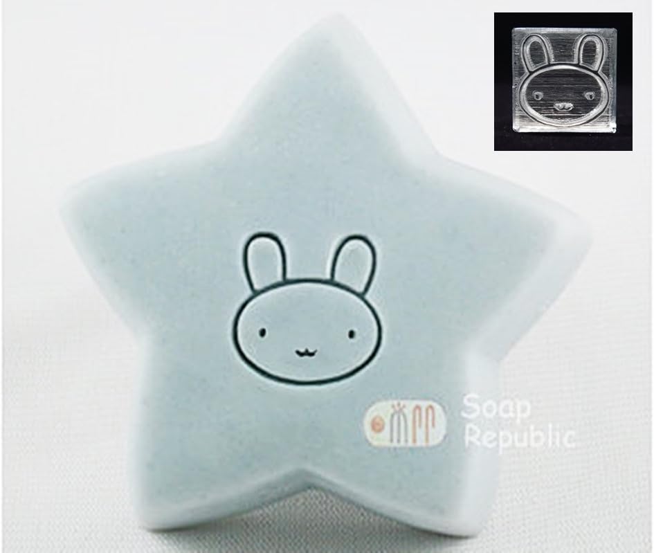 Little Bunny Acrylic Soap Stamp/Cookie Stamp/Clay Stamp