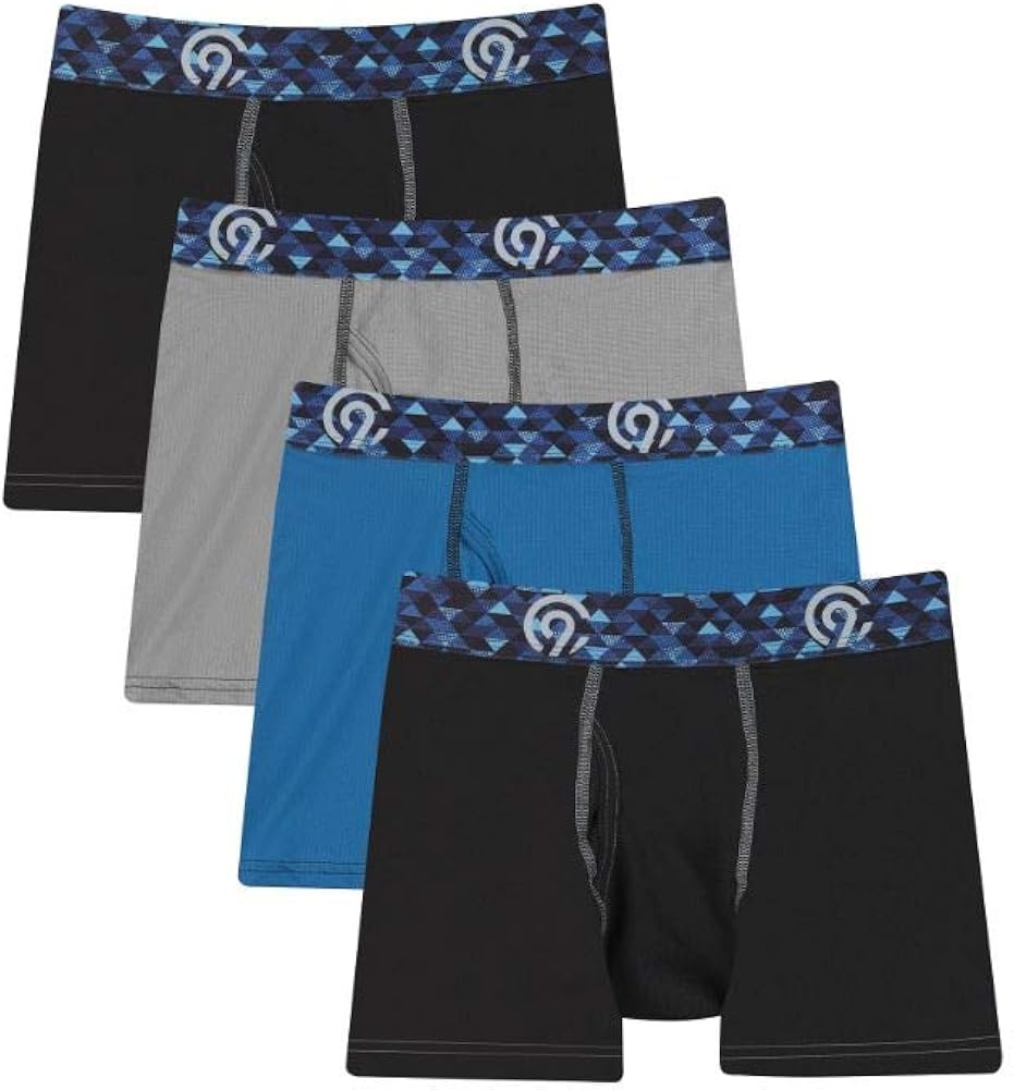 C9 Champion Boys' Lightweight Stretch Boxer Briefs: Clothing