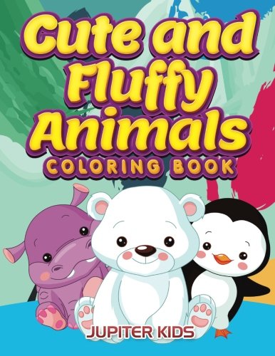 Cute and Fluffy Animals Coloring Book