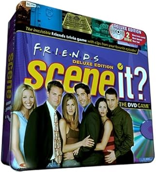 Amazon Com Scene It Deluxe Friends Edition Dvd Game Toys Games
