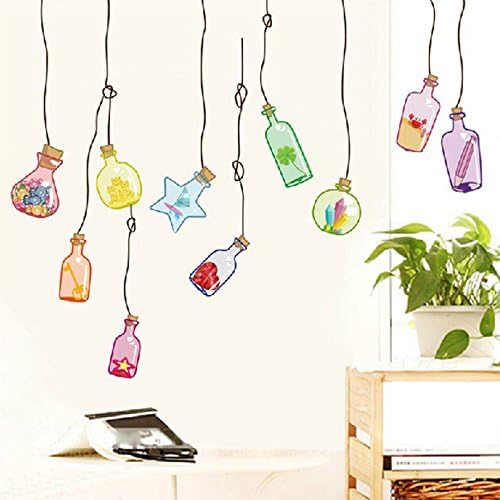 Govinz(TM) Drift Bottle Wall Stickers Bedroom Living Room TV Wall Stickers Children Baby Nursery Wallpapers Home Kindergarten Decor
