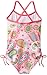 Kanu Surf Girls 1 Piece Swimsuit, Secret Garden Pink Paisley, 5