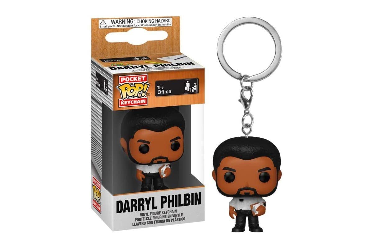 Funko POP! Keychain: the Office - Darryl Philbin - Collectable Vinyl Mini Figure Novelty Keyring - Stocking Filler - Gift Idea - Official Merchandise - TV Fans - Minifigure