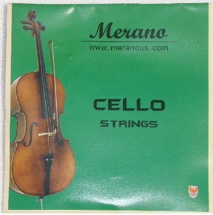Merano 4/4 (Full) Size Black Cello with Bag and Bow + Extra Set of Strings+Metro Tuner+Bridge+Rosin - Thumbnail 2