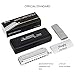Harmonica, Chromatic Harmonica 10 Hole with 40 Tone, Swan Silver Harmonica Key of C, Harmonica with Case for Playing and Performance. Mugig MCH-1.