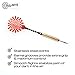 Darts - Pack of 12 Steel Tip 18g By Bullseye Sports - 4 Stylish & Fun Designs (Dartboard Stripe). Aluminum Grip Stems with Extra Flights - Perfect Christmas/Birthday Gift Set For Beginners