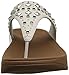 FitFlop Women's Biker Chic Flip Flop, Urban White, 8 M US
