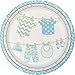 Blue Boy Baby Shower Party Supplies Bundle Pack for 16 - Plates, Napkins and Table Cover (Plus Party Planning Checklist by Mikes Super Store) (Boy Blue)