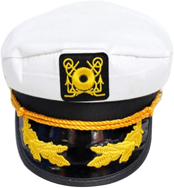 Cappello Da Marinaio Per Bambini - Regolabile, Cotone, Per Feste E Costumi - Foto 3