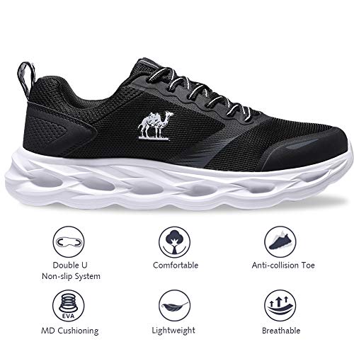 CAMEL CROWN Men's Trail Running Shoes Non Slip Workout Gym Sneakers Comfortable Tennis Athletic