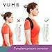 Posture Corrector for Men and Women - Improves Posture and Provides Clavicle Support - Comfortable Back Corrector – Generates Muscle Memory, Reliefs Pain by YUMB